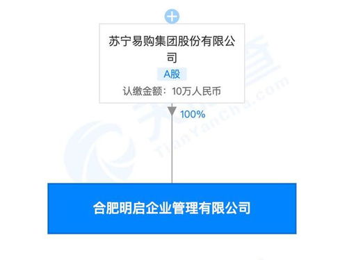 苏宁集团全资控股，合肥明启企业管理有限公司成立，拓展教育咨询服务版图
